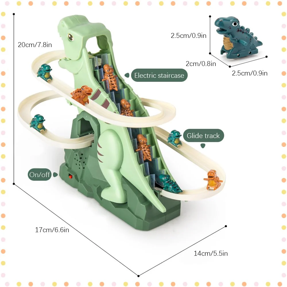 SakerplusĀ® Electric Dinosaur Climbing Slide Toy - Image 6