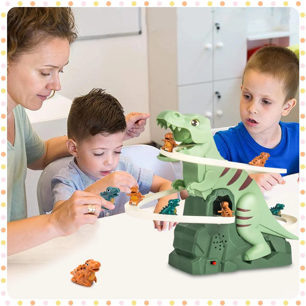 SakerplusĀ® Electric Dinosaur Climbing Slide Toy - Image 7