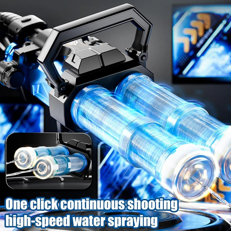Sakerplus® Electric Gatling Double Barrel Water Gun - Image 6