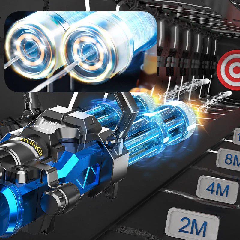 Sakerplus® Electric Gatling Double Barrel Water Gun - Image 7