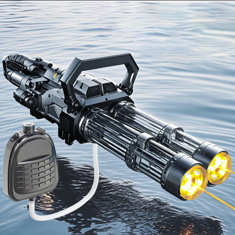 Sakerplus® Electric Gatling Double Barrel Water Gun - Image 9