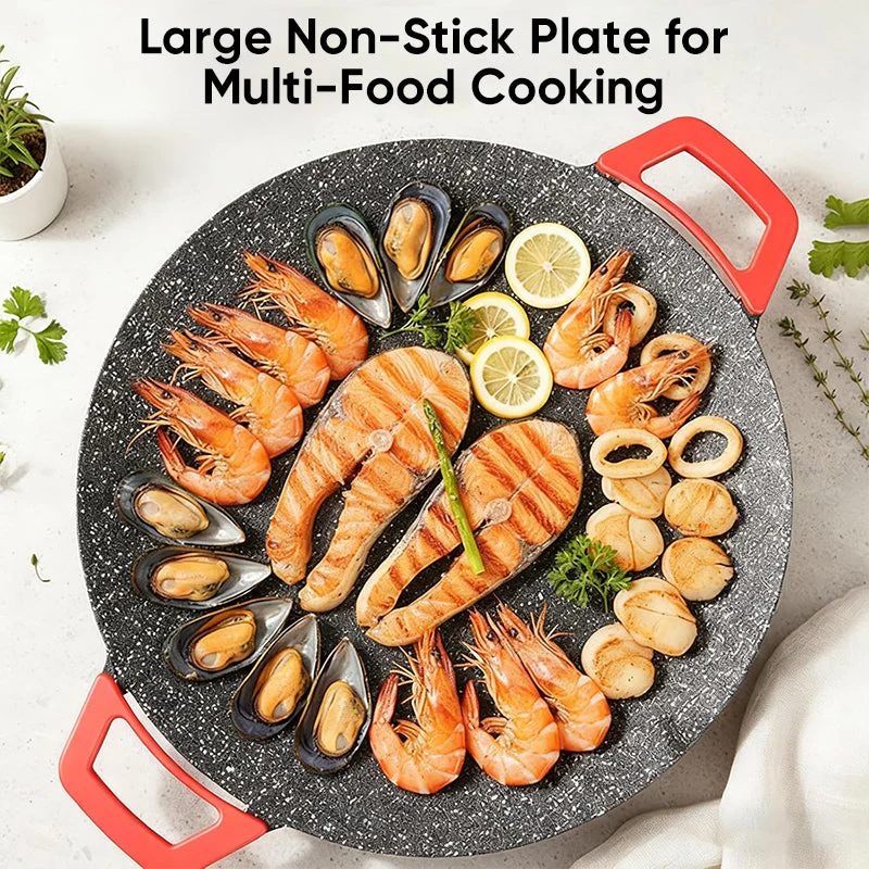 Sakerplus® Electric Grill Comal Electrico Lefse Griddle - Image 2