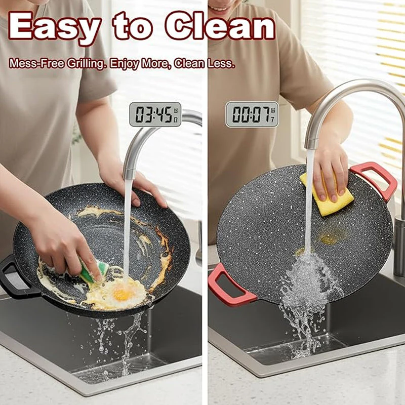 Sakerplus® Electric Smokeless Indoor Griddle Grill - Image 2