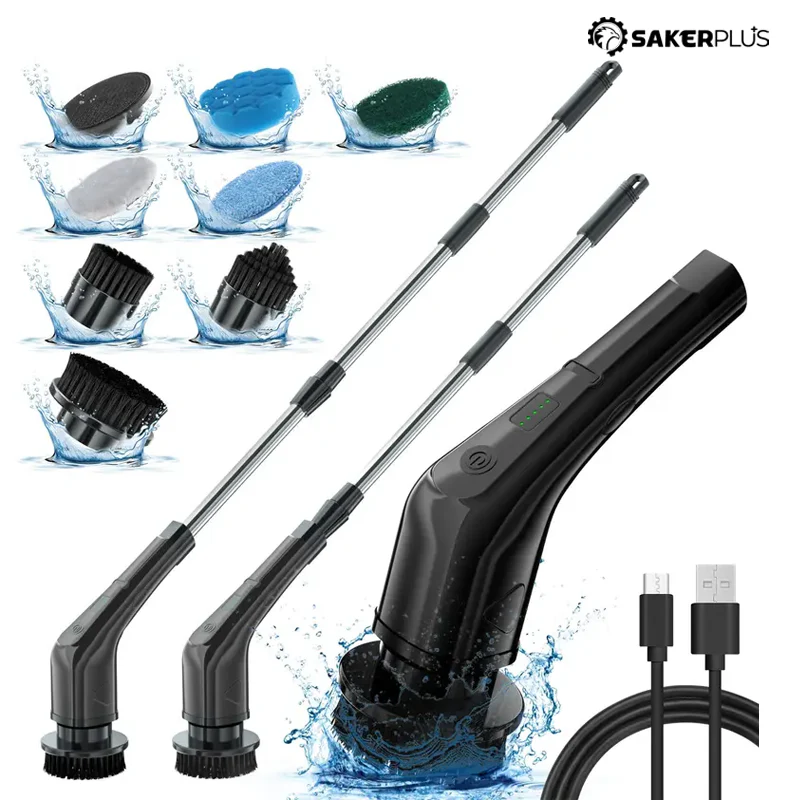 SakerplusĀ® Electric Spin Scrubber Cleaning Kit