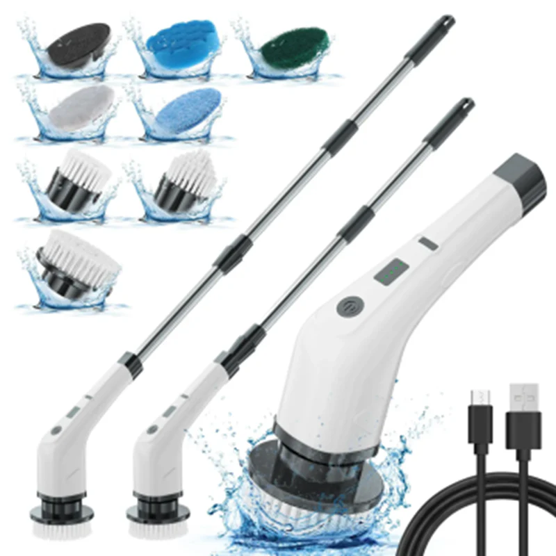 SakerplusĀ® Electric Spin Scrubber Cleaning Kit - Image 3
