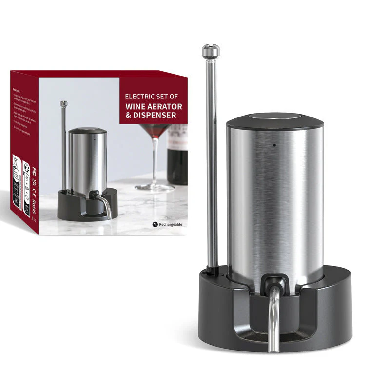 SakerplusĀ® Electric Wine Aerator Pourer Decanter