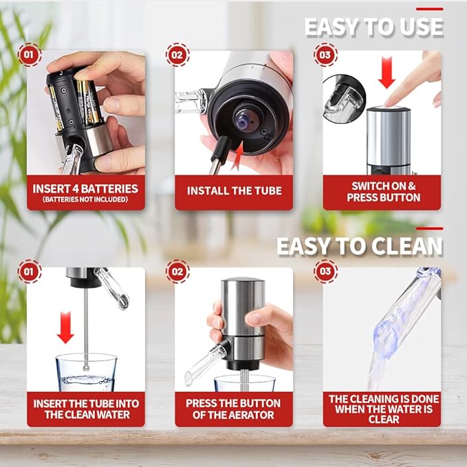 SakerplusĀ® Electric Wine Aerator Pourer Decanter - Image 3
