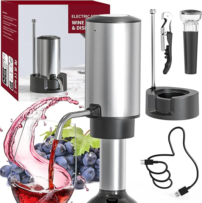 SakerplusĀ® Electric Wine Aerator Pourer Decanter - Image 6