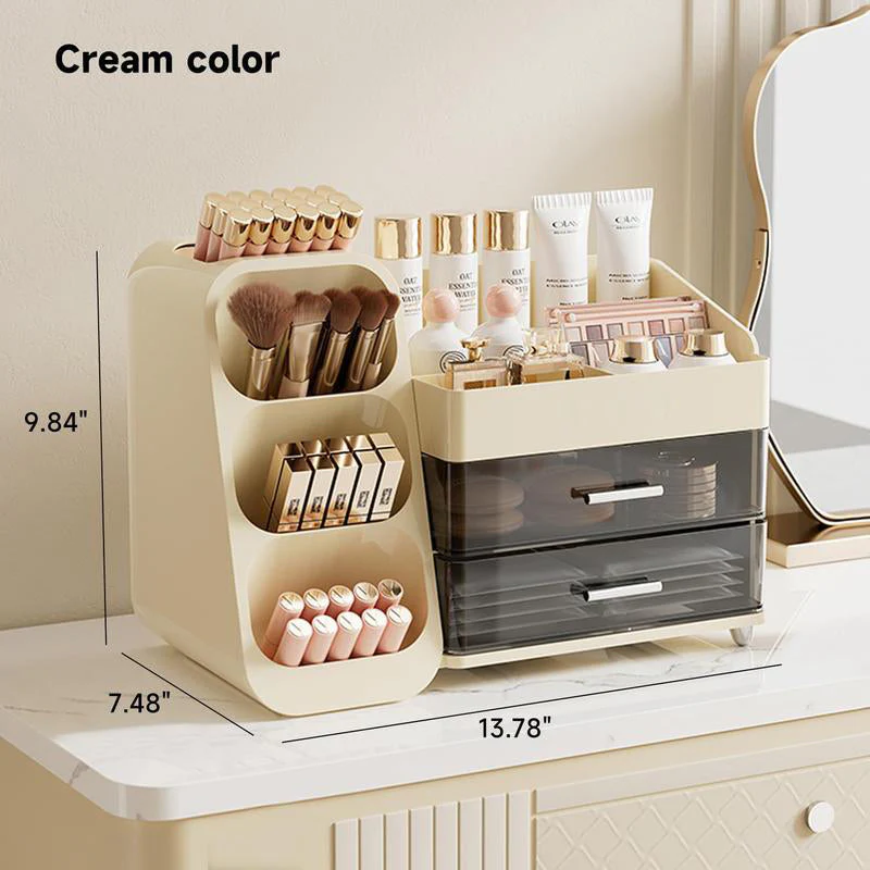 Sakerplus® Elegant Vanity Makeup Storage Organizer Box - Image 2