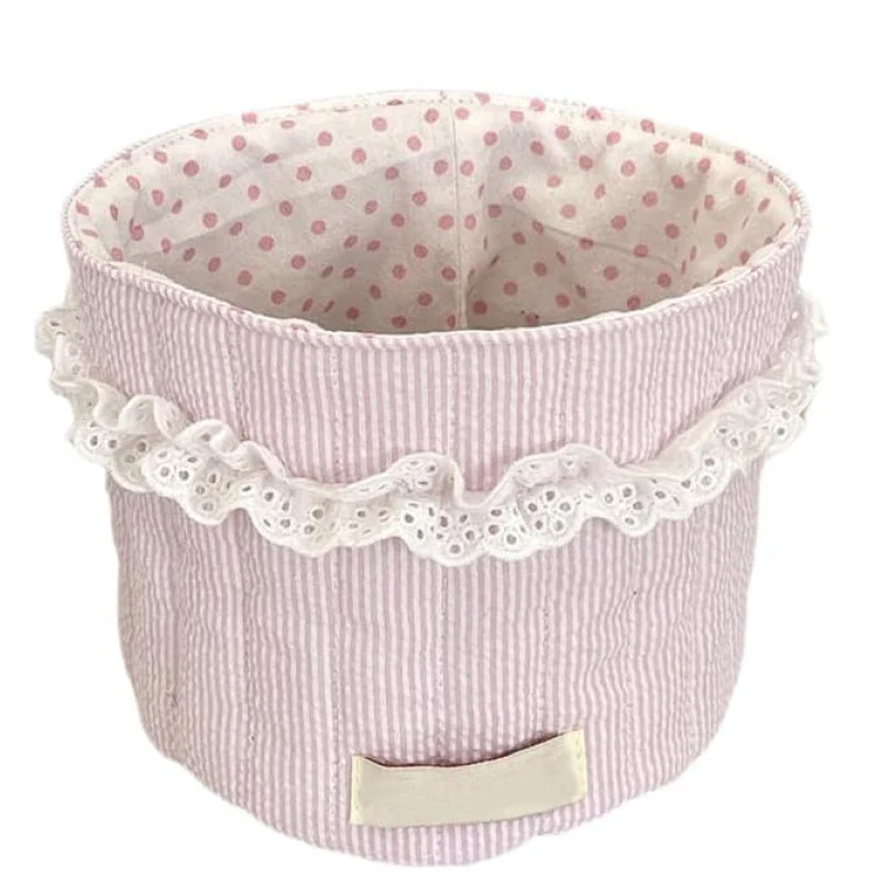 SakerplusĀ® Fabric Desktop Storage Basket Organizer