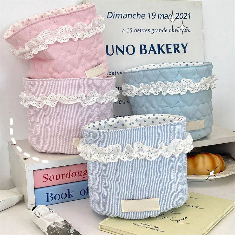 SakerplusĀ® Fabric Desktop Storage Basket Organizer - Image 2