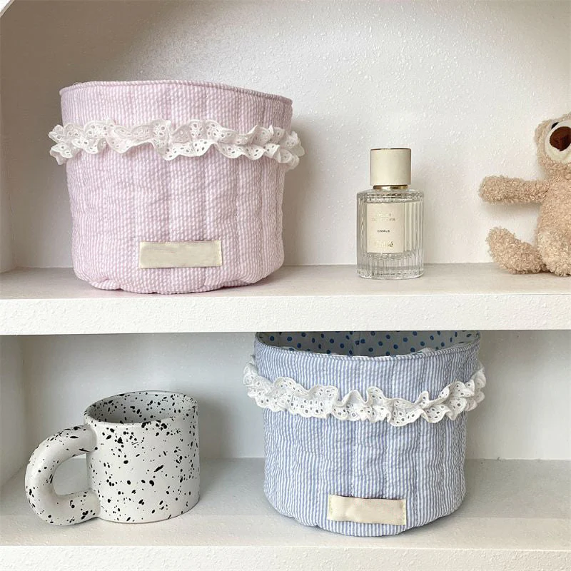 SakerplusĀ® Fabric Desktop Storage Basket Organizer - Image 5