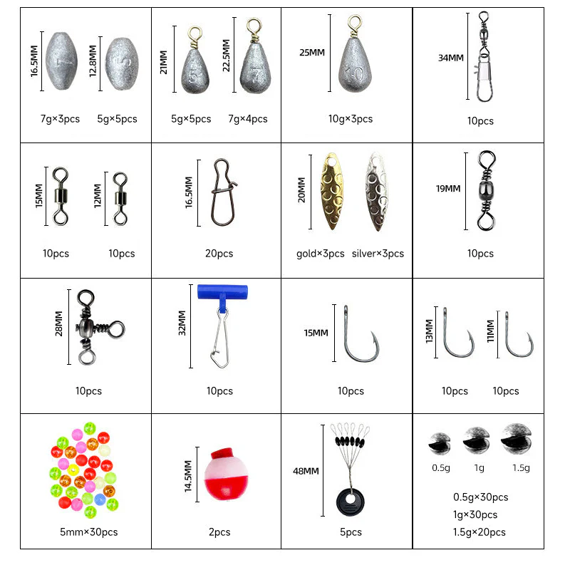 Sakerplus® Fishing Gear Accessories Kit Set - Image 3