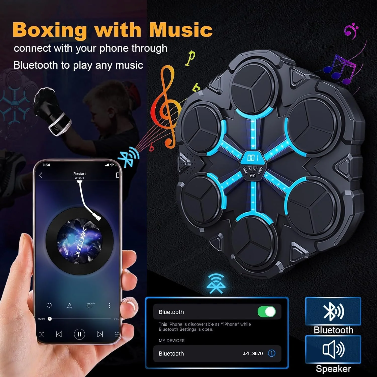 Sakerplus® Upgraded Music Boxing Machine - Image 15