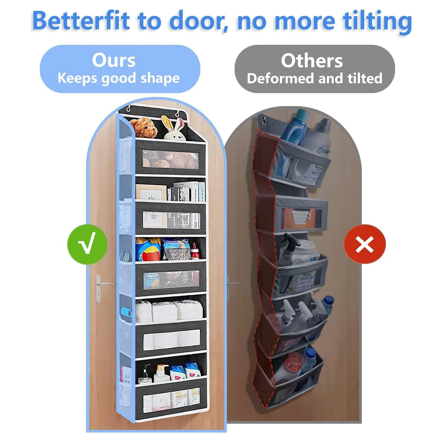 Sakerplus® Five Tier Over The Door Organizer - Image 4