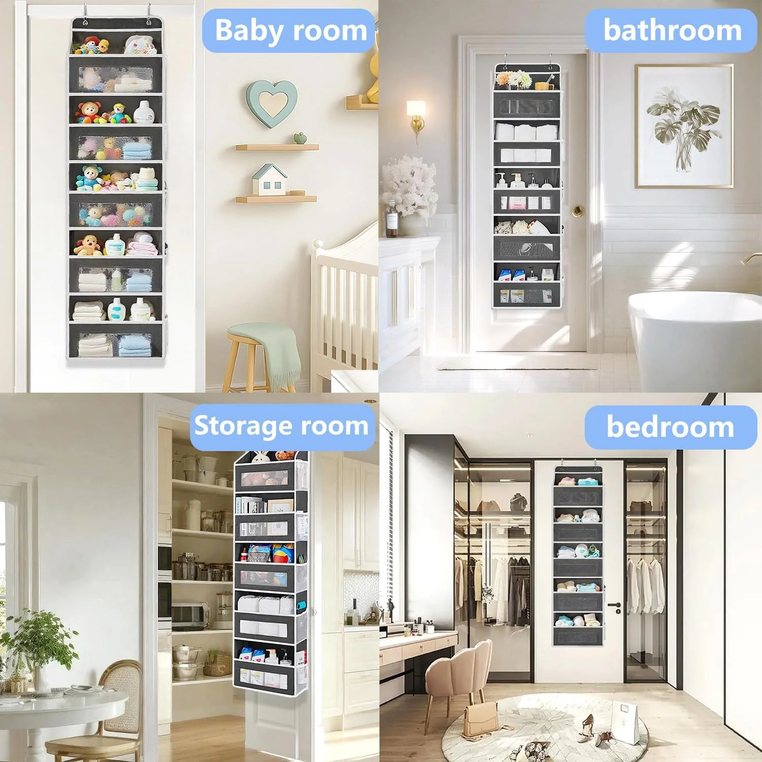 Sakerplus® Five Tier Over The Door Organizer - Image 8