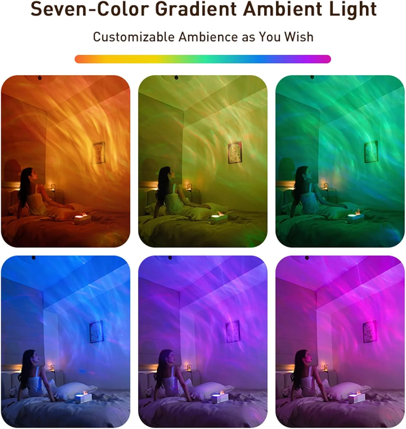 Sakerplus® Flame Aroma Diffuser With Projection - Image 5