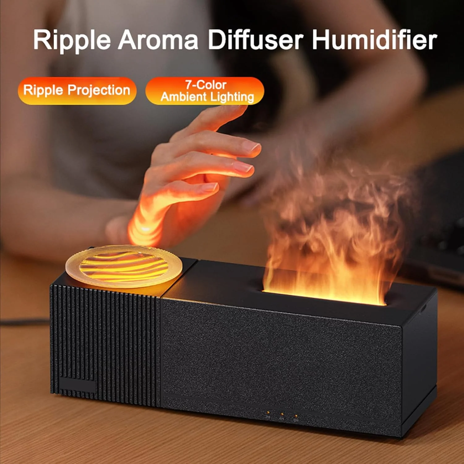 Sakerplus® Flame Aroma Diffuser With Projection - Image 6