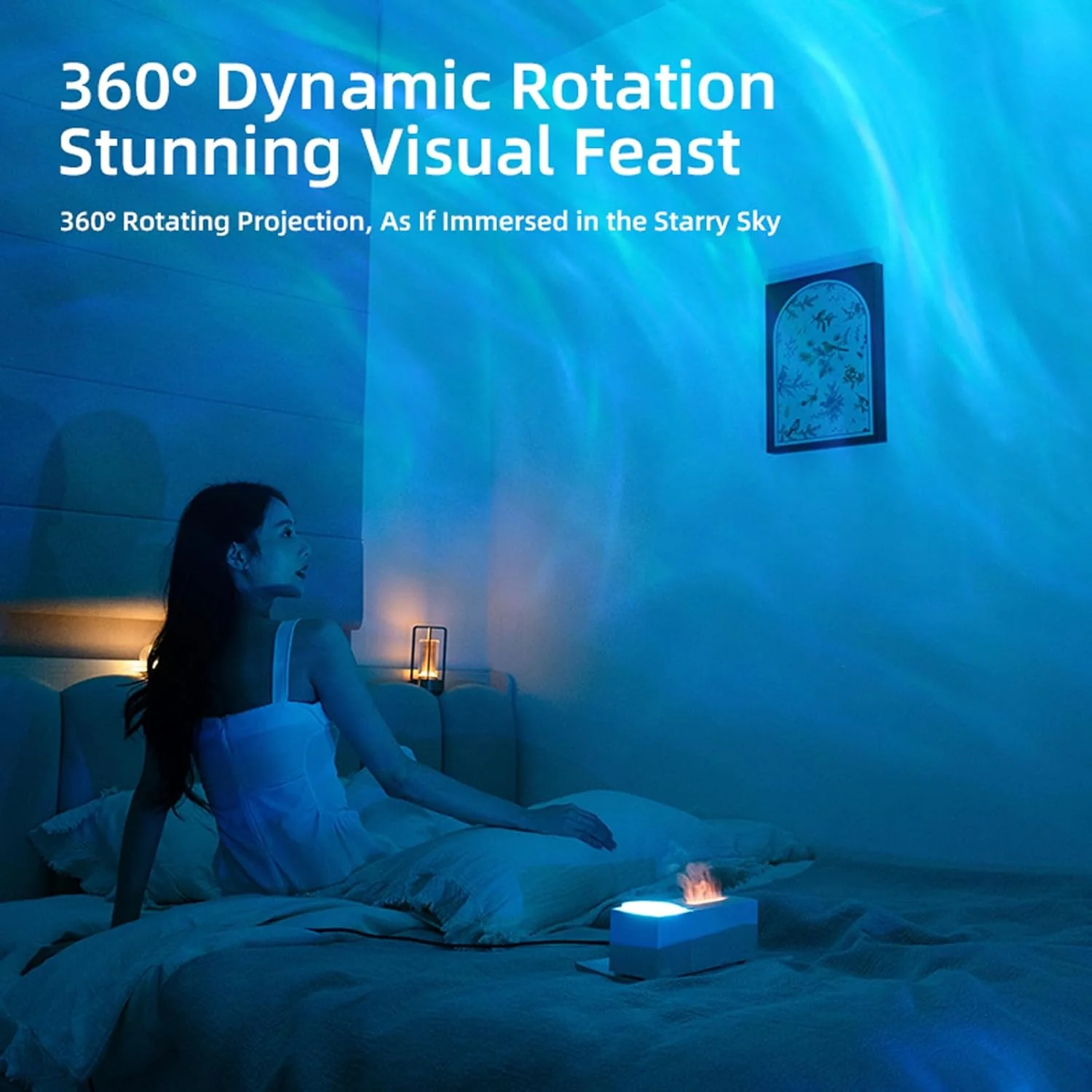 Sakerplus® Flame Aroma Diffuser With Projection - Image 8