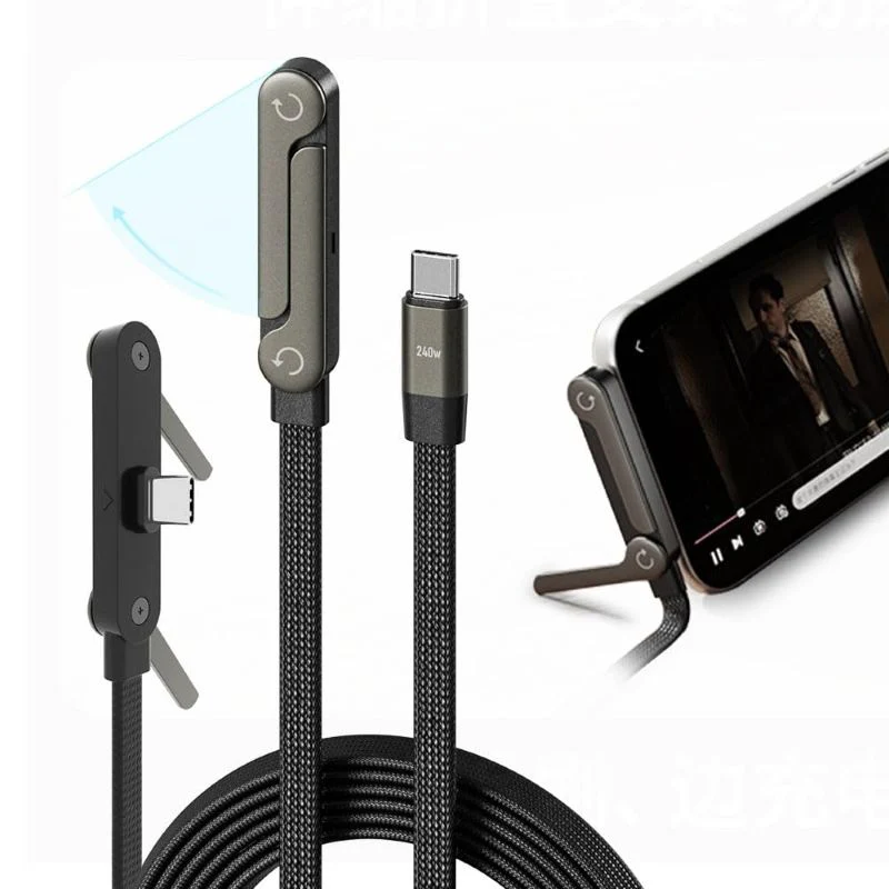 Sakerplus® Flat Right Angle USB C Cable Stand
