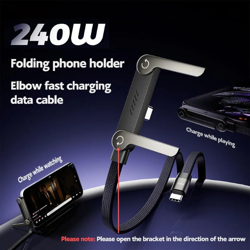 Sakerplus® Flat Right Angle USB C Cable Stand - Image 2