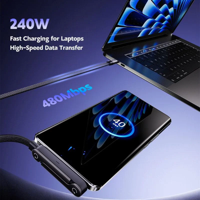 Sakerplus® Flat Right Angle USB C Cable Stand - Image 6