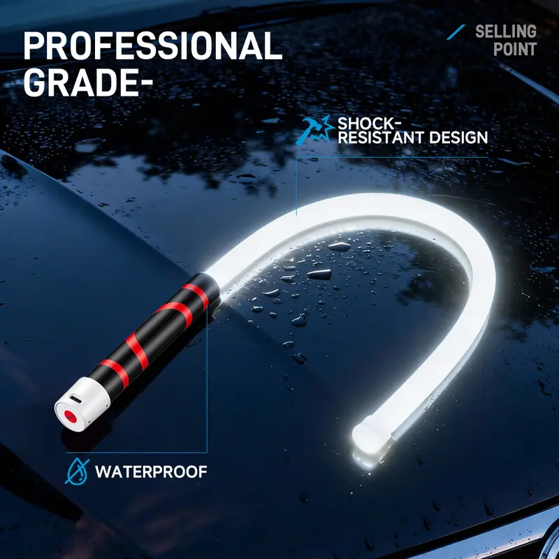SakerplusĀ® Flexible Bendable Rechargeable Automotive Work Light - Image 2