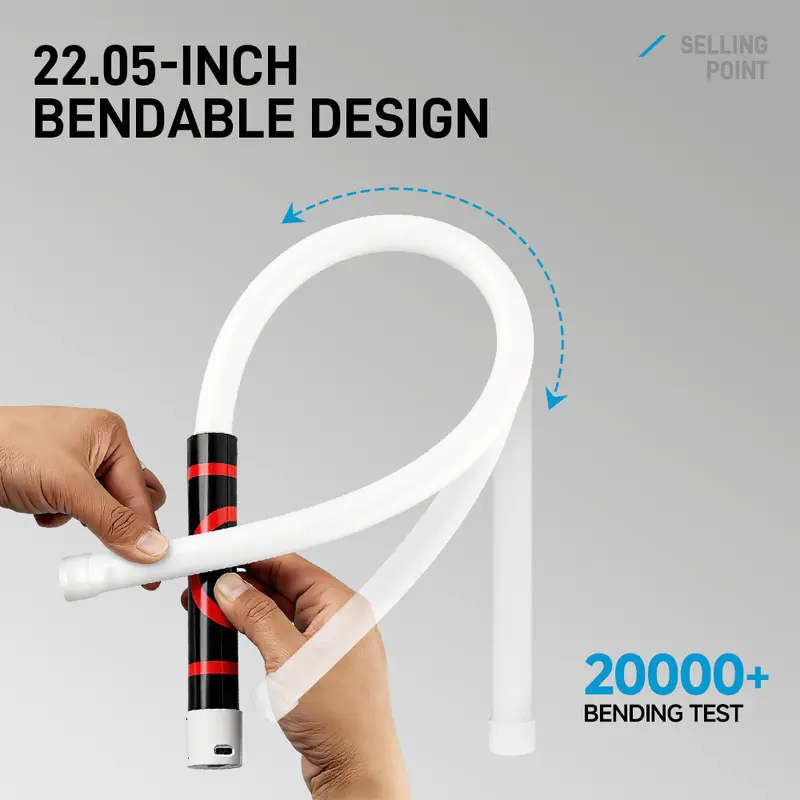 SakerplusĀ® Flexible Bendable Rechargeable Automotive Work Light - Image 3