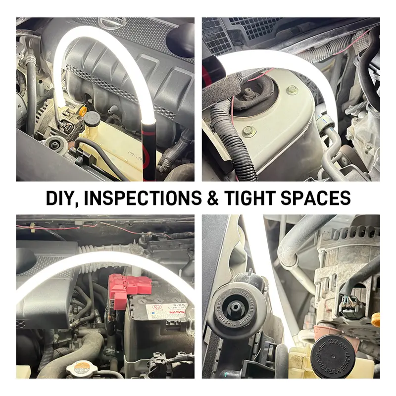 SakerplusĀ® Flexible Bendable Rechargeable Automotive Work Light - Image 7