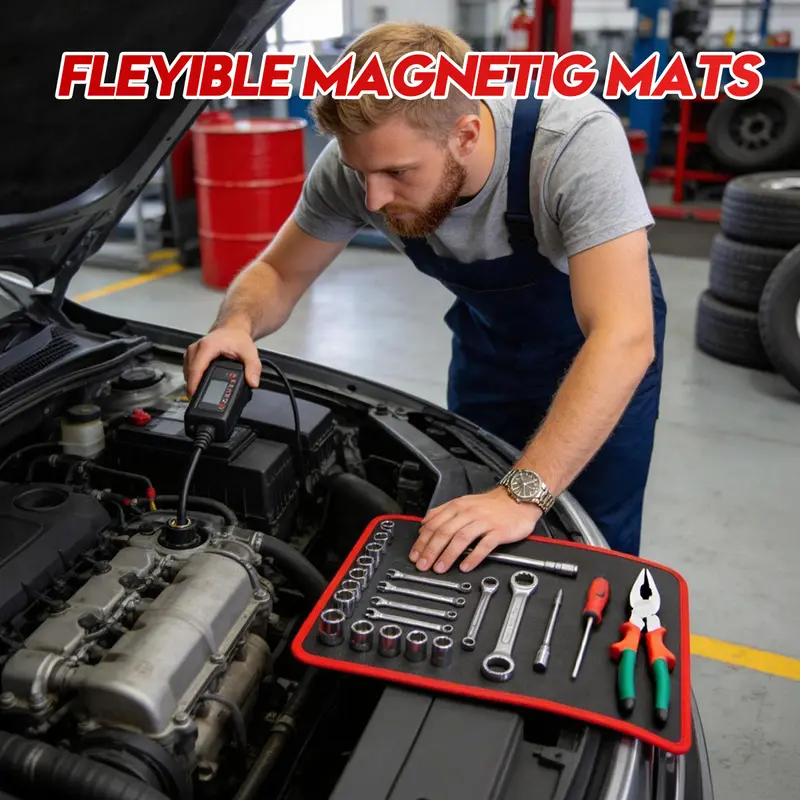 Sakerplus® Flexible Magnetic Tool Tray Set - Image 6