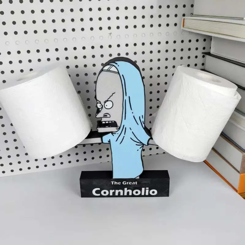 Sakerplus® Funny Cartoon Character Toilet Paper Holder - Image 2
