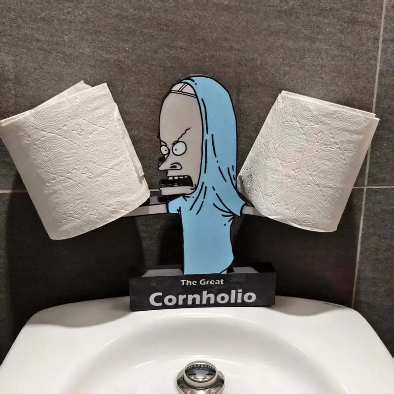 Sakerplus® Funny Cartoon Character Toilet Paper Holder - Image 6