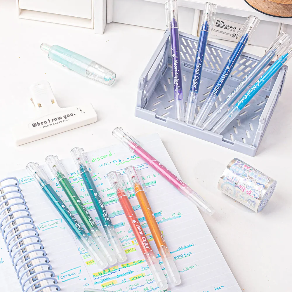Sakerplus® Glitter Gel Pens Metallic Drawing Set - Image 11