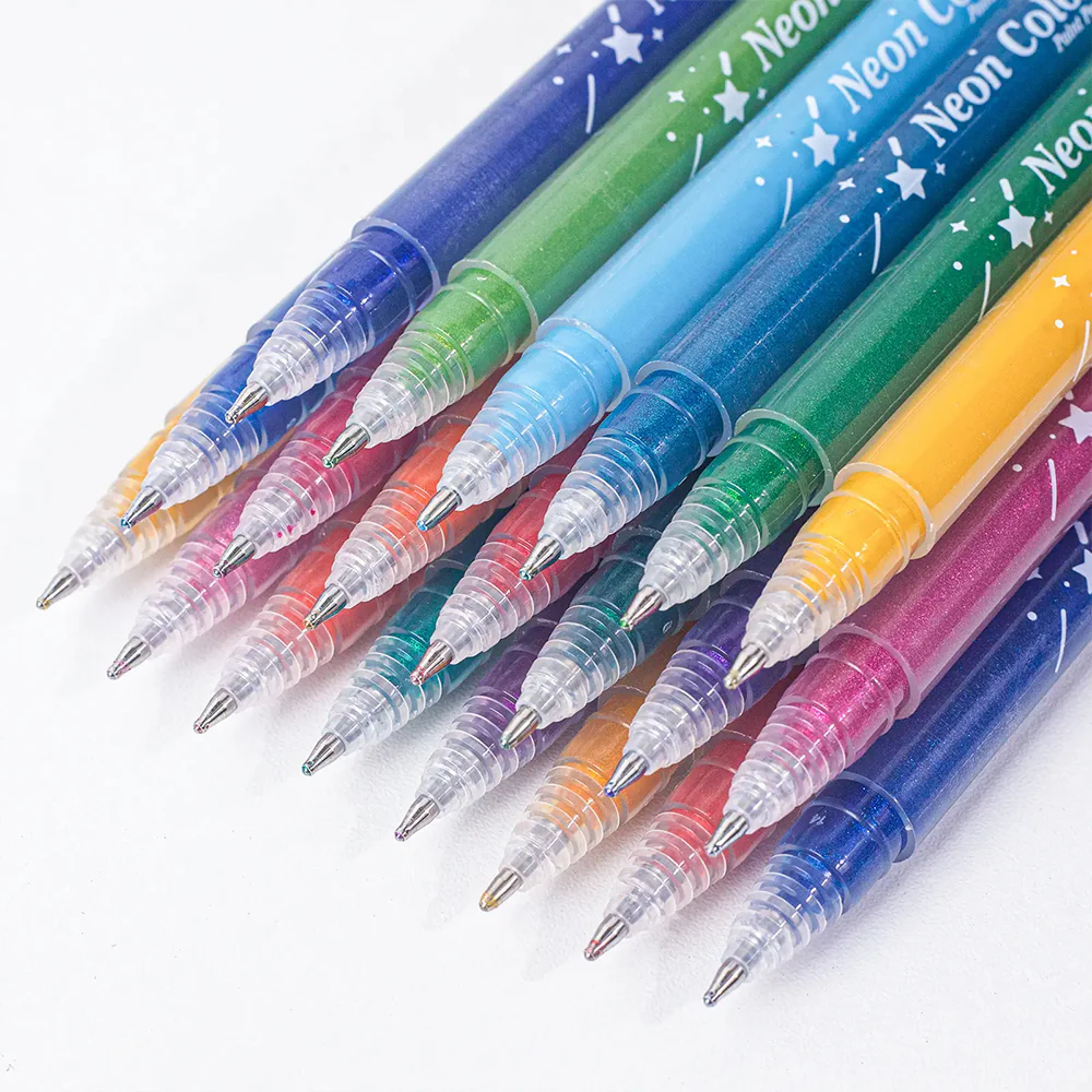 Sakerplus® Glitter Gel Pens Metallic Drawing Set - Image 12