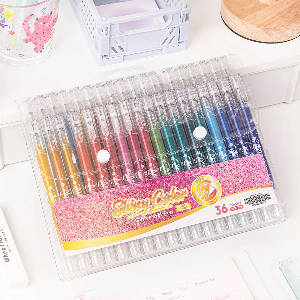 Sakerplus® Glitter Gel Pens Metallic Drawing Set - Image 17