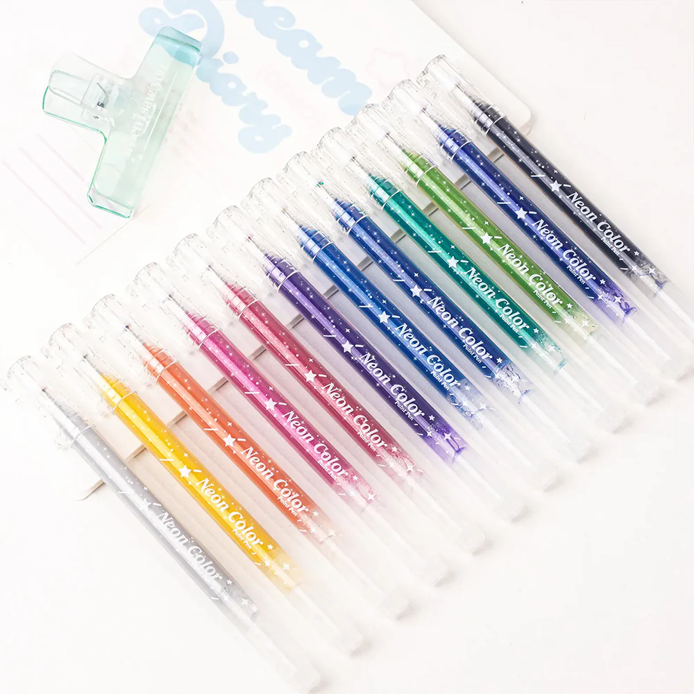 Sakerplus® Glitter Gel Pens Metallic Drawing Set - Image 6