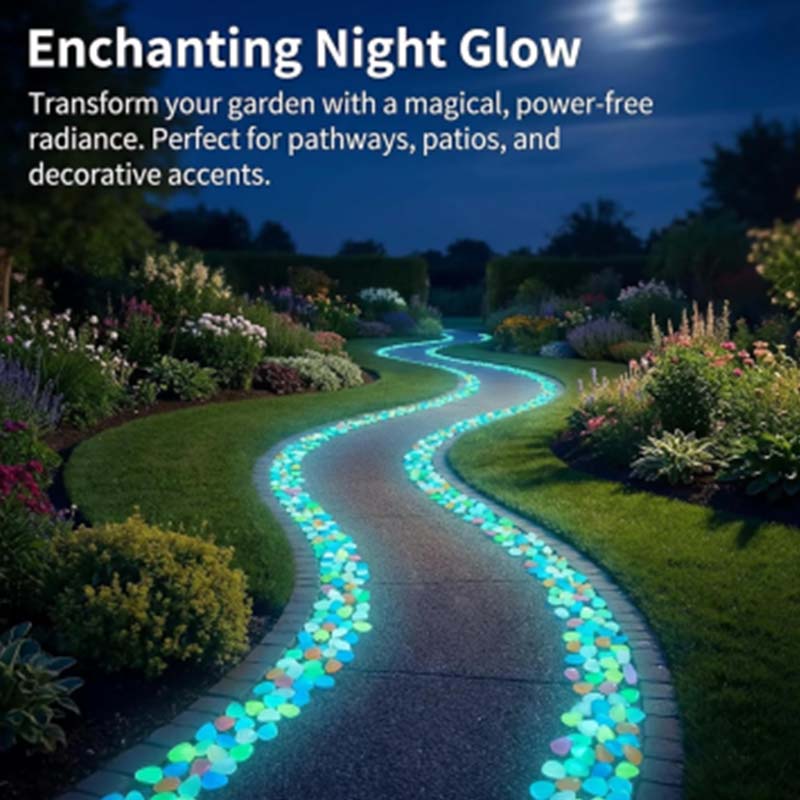 Sakerplus®  Glowing Pebbles For Garden Paths - Image 14