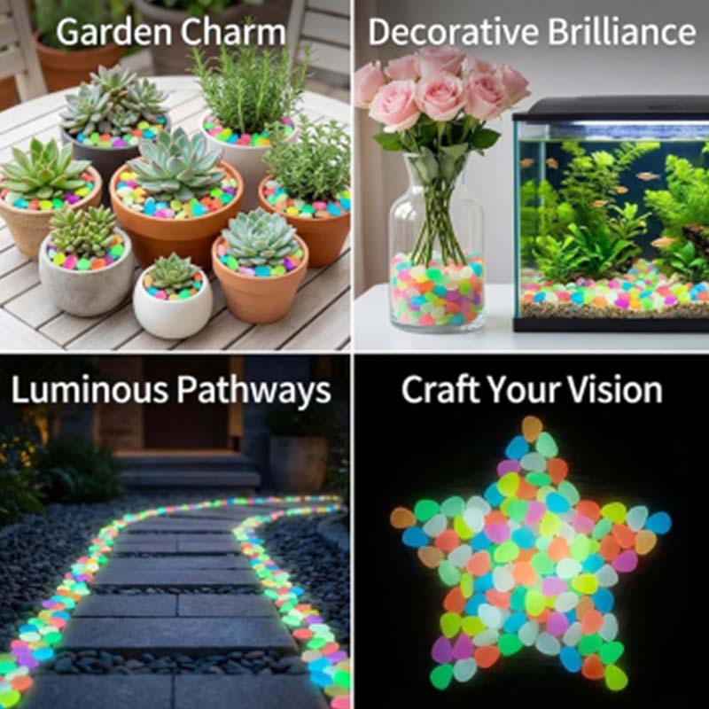 Sakerplus®  Glowing Pebbles For Garden Paths - Image 6