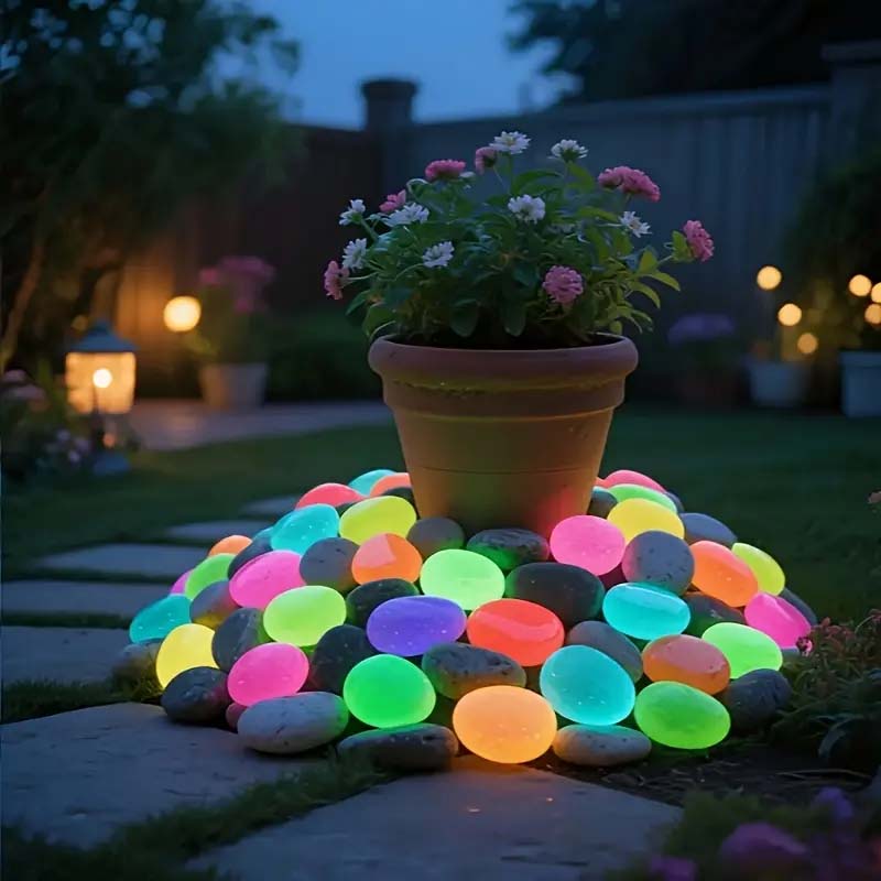 Sakerplus®  Glowing Pebbles For Garden Paths - Image 7