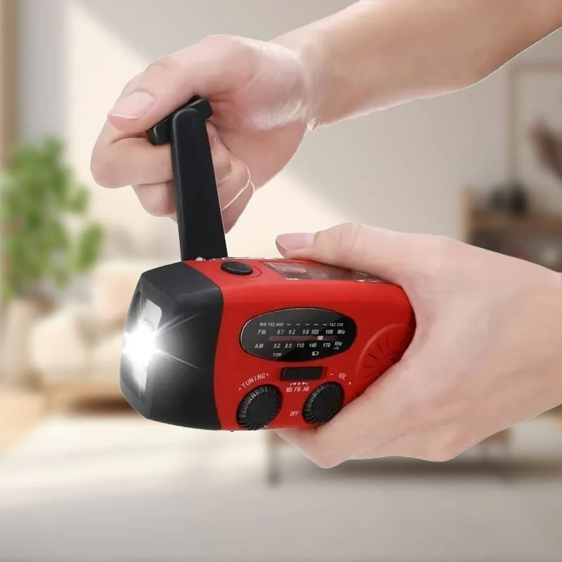 Sakerplus® Hand Crank Emergency Radio - Image 2