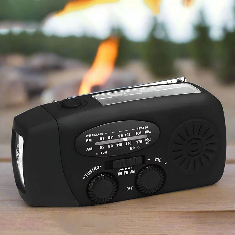 Sakerplus® Hand Crank Emergency Radio - Image 4