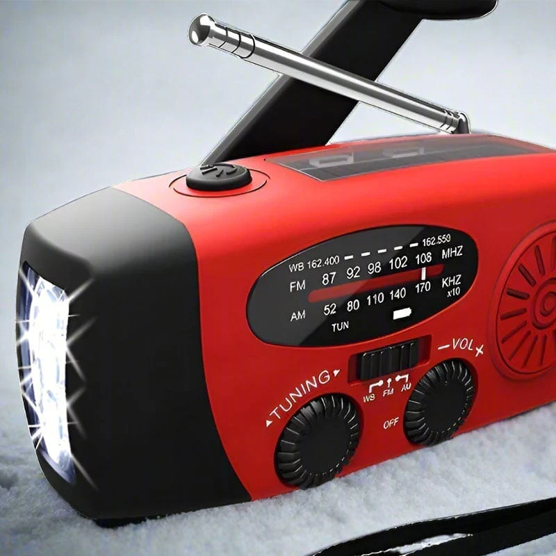 Sakerplus® Hand Crank Emergency Radio - Image 8