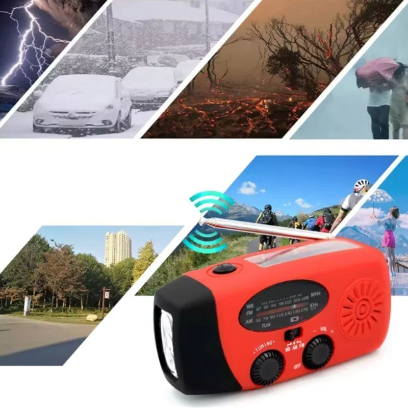 Sakerplus® Hand Crank Emergency Radio - Image 9