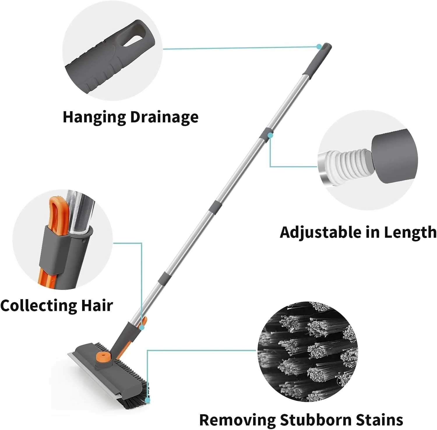 SakerplusĀ® Heavy Duty 3 In 1 Floor Brush - Image 11