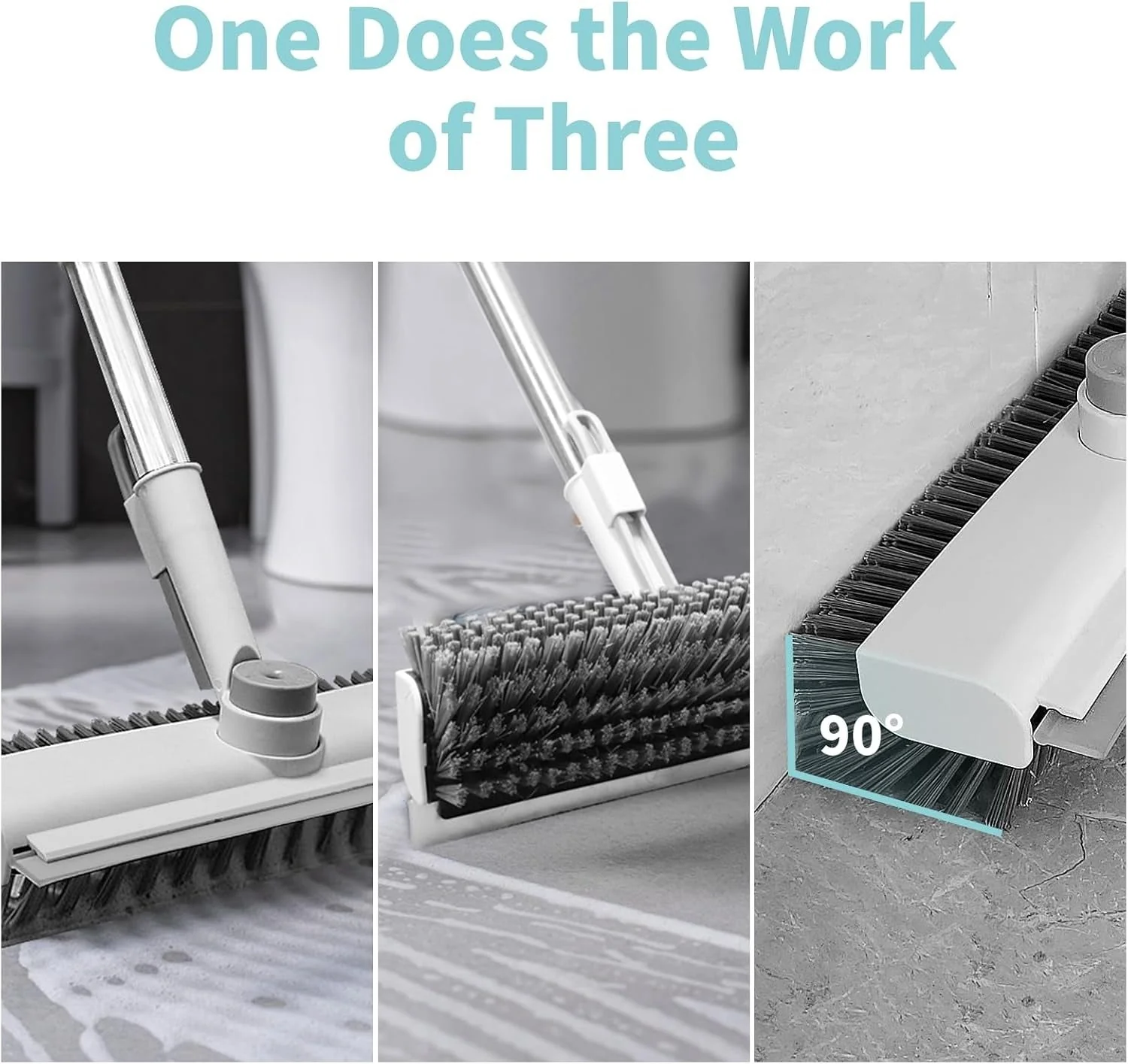 SakerplusĀ® Heavy Duty 3 In 1 Floor Brush - Image 3