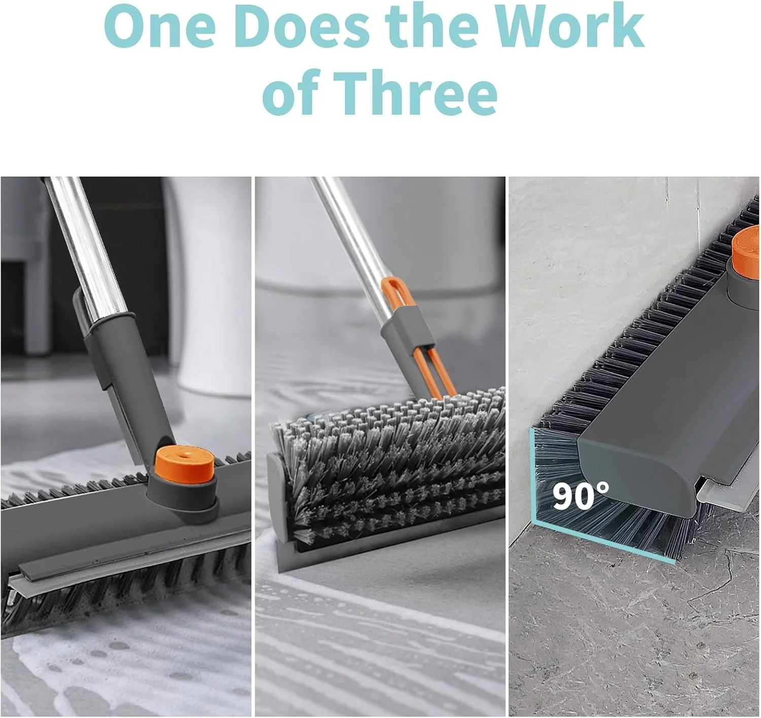 SakerplusĀ® Heavy Duty 3 In 1 Floor Brush - Image 8