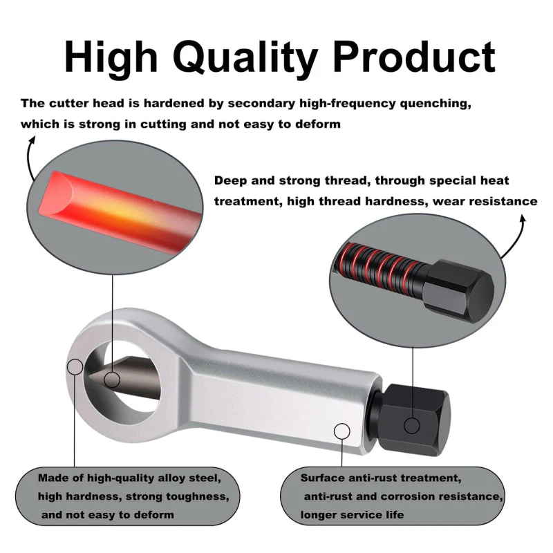 SakerplusĀ® Heavy Duty Nut Removal Tool - Image 4