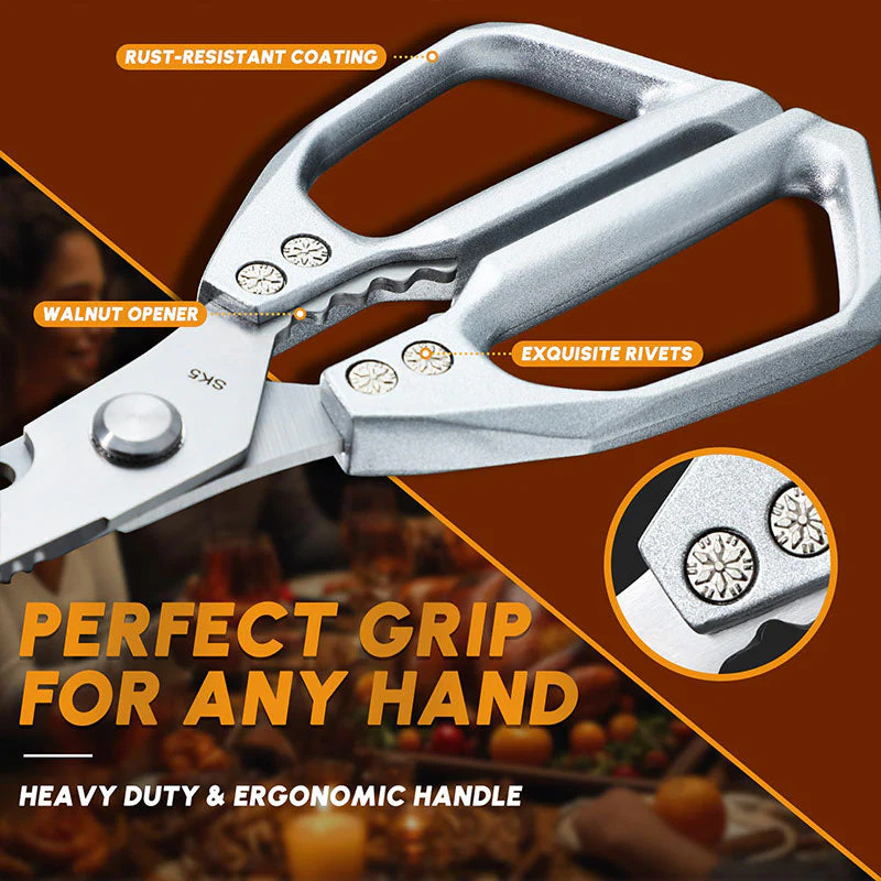 SakerplusĀ® Heavy Duty Poultry Kitchen Scissors - Image 4
