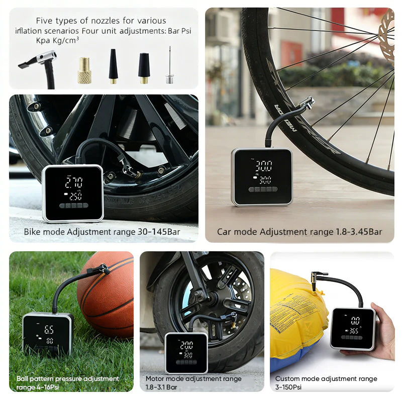 Sakerplus® High Pressure Portable Tire Inflator - Image 5