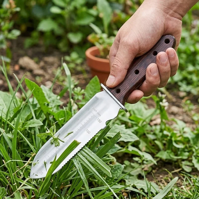 SakerplusĀ® Hori Hori Soil Knife for Gardening - Image 10